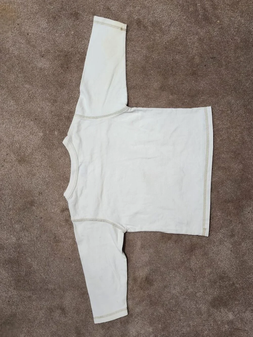 The Children's Place International Long Sleeve White Cotton Shirt Sz 18 months